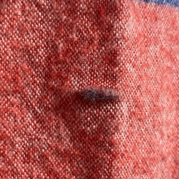 Ditch Plains red and blue flannel pearl snap shirt - Large - Picture 5 of 5